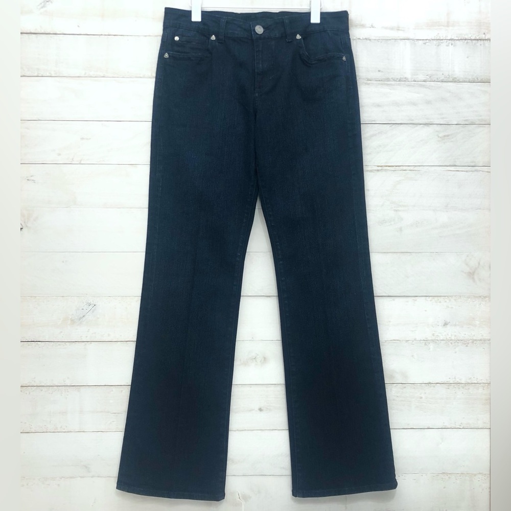 Kut from the Kloth Stretch Boot Cut Jean • Blue Dark Wash • Sz 12 • EUC